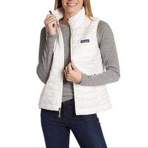 Patagonia Nano Puff Vest in Birch White